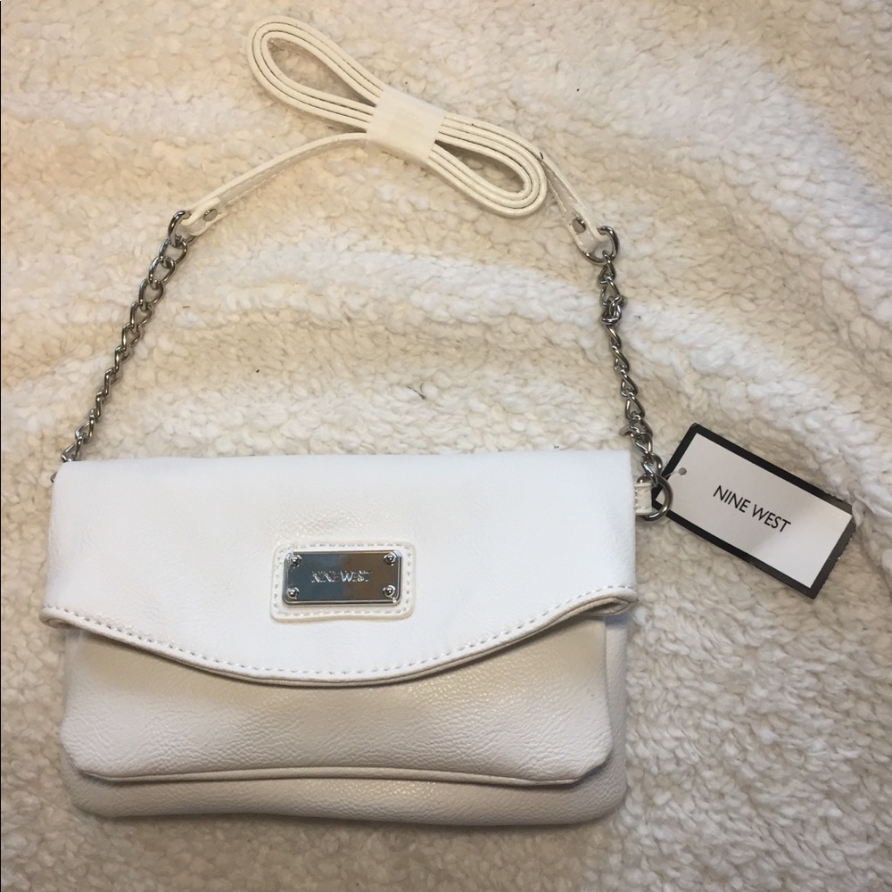 Nine West white purse